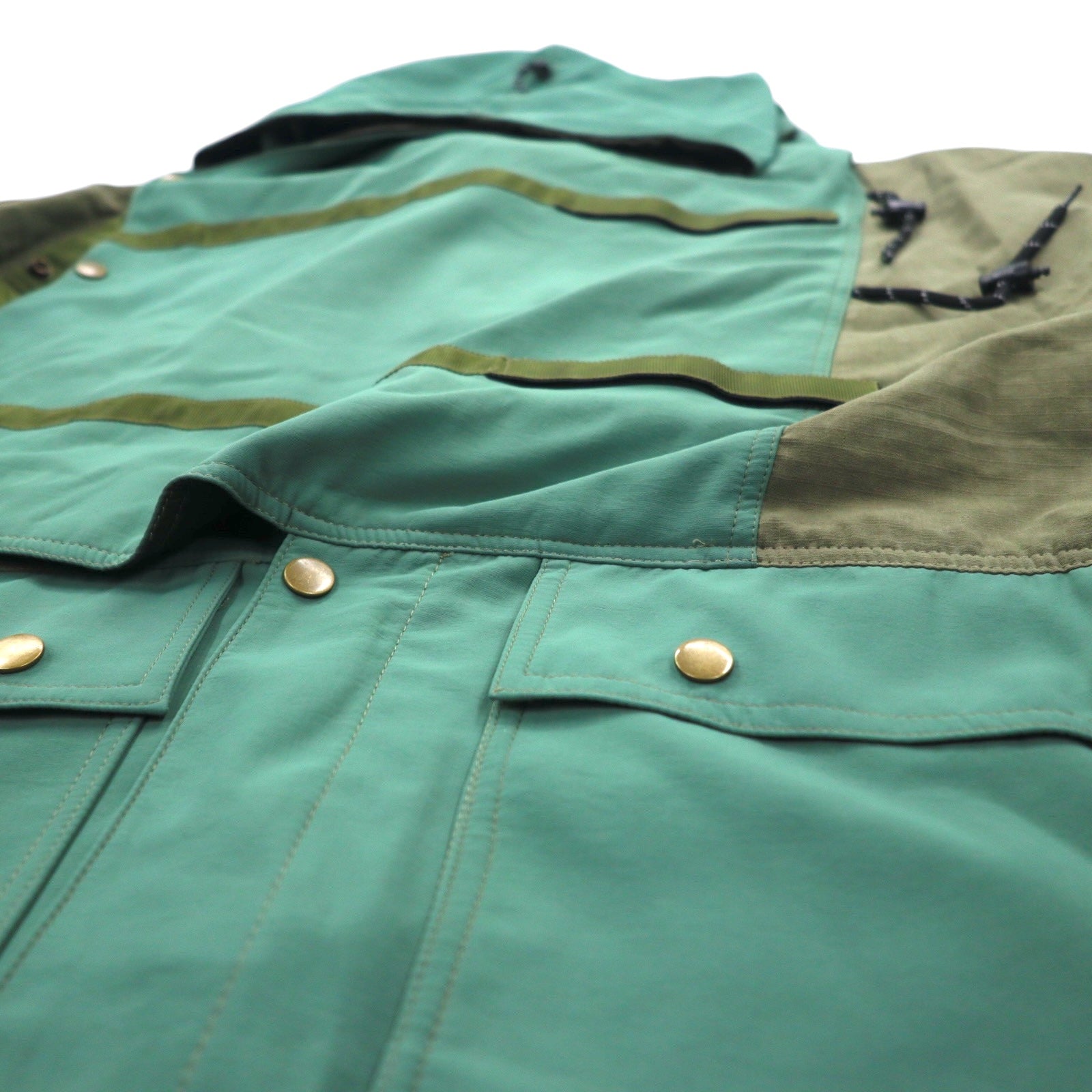 KAPITAL 60/40 Cross KAMAKURA Anorak Giubbotto 1 Cachi