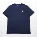 Carhartt T-Shirt Tasca Original Fit Tasca XL Blu Navy Cotone