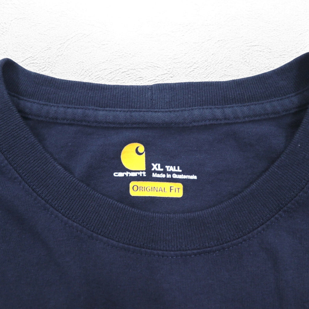 Carhartt T-Shirt Tasca Original Fit Tasca XL Blu Navy Cotone
