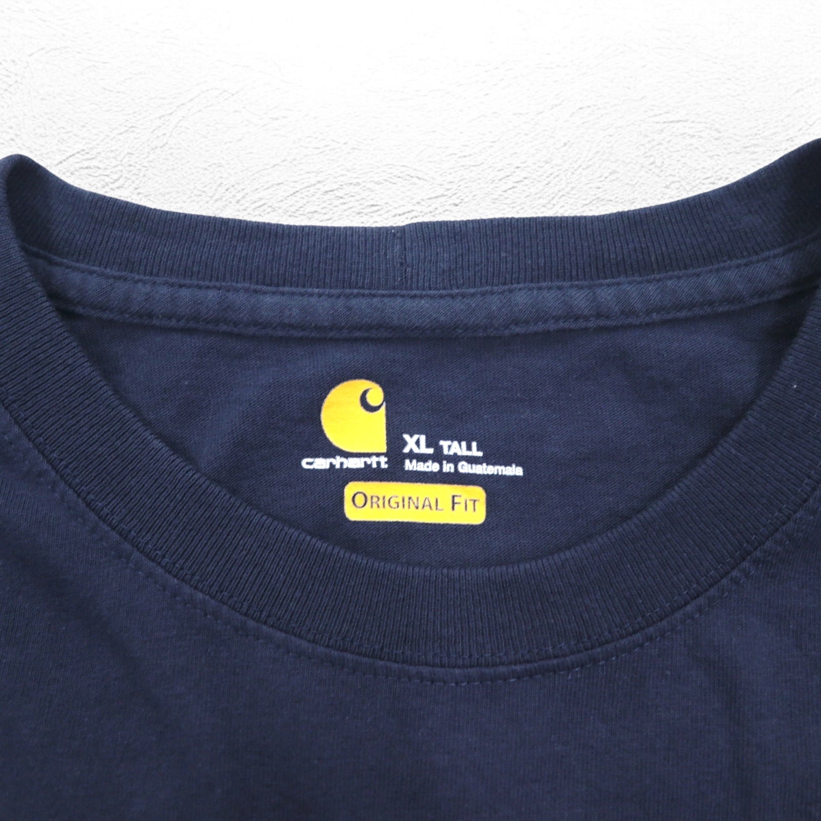 Carhartt T-Shirt Tasca Original Fit Tasca XL Blu Navy Cotone