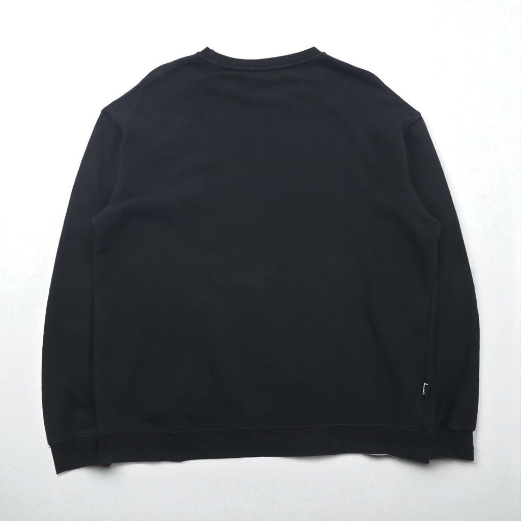 STUSSY ワールドツアー クルーネック スウェット トレーナー L ブラック 5大都市