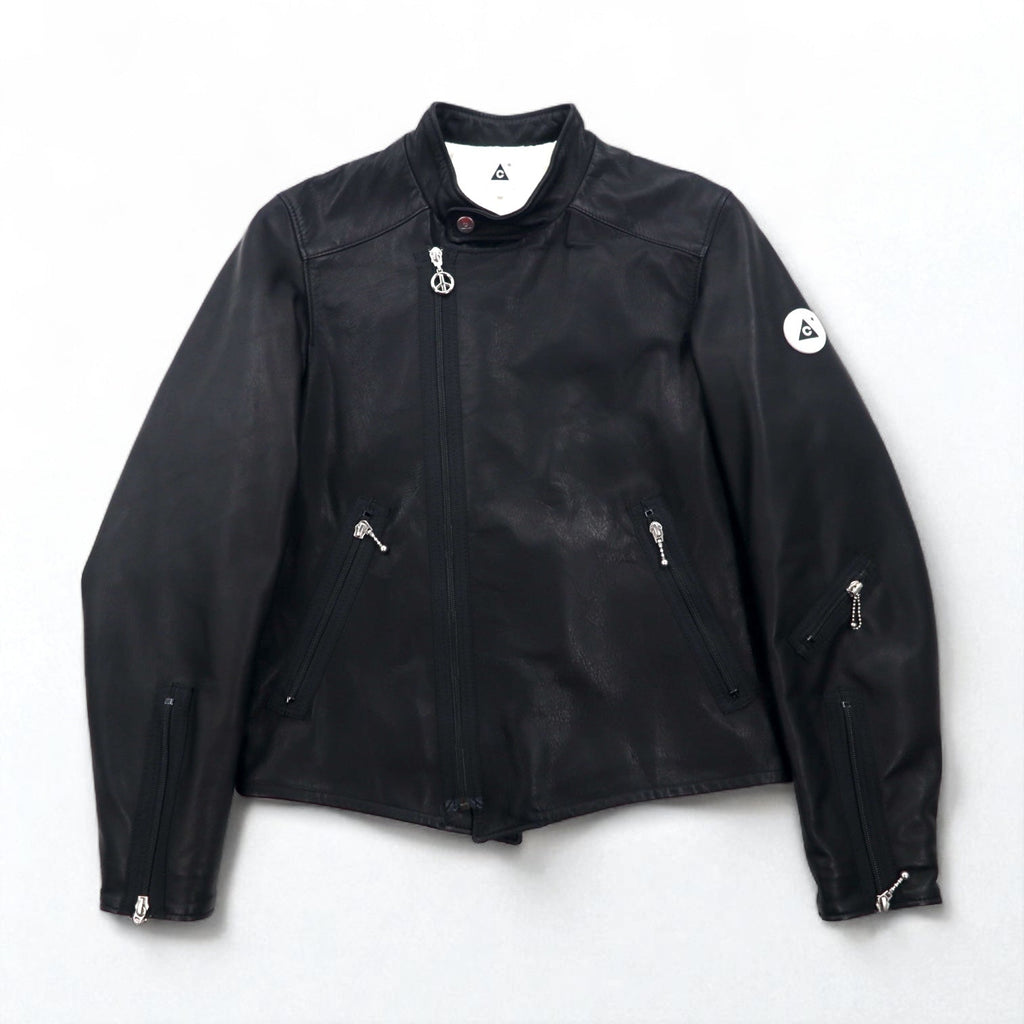 THE モンゴリアンチョップス CANDY RIDER LEATHER キャンディーライダー レザー ライダース ジャケット M ブラック カウハイド