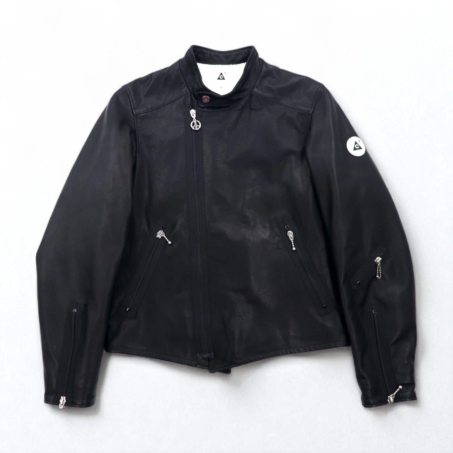 THE モンゴリアンチョップス CANDY RIDER LEATHER キャンディーライダー レザー ライダース ジャケット M ブラック カウハイド