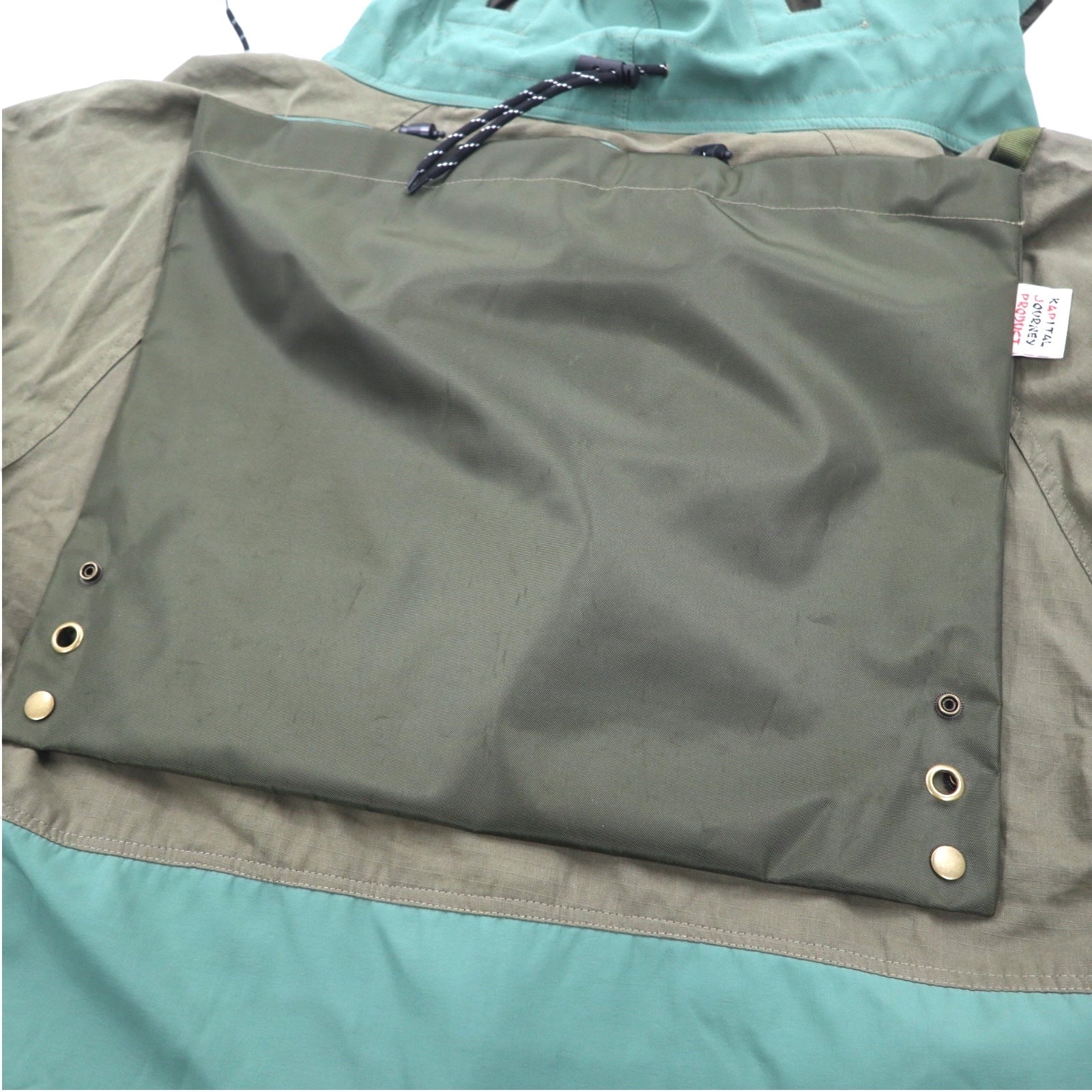 KAPITAL 60/40 Cross KAMAKURA Anorak Giubbotto 1 Cachi