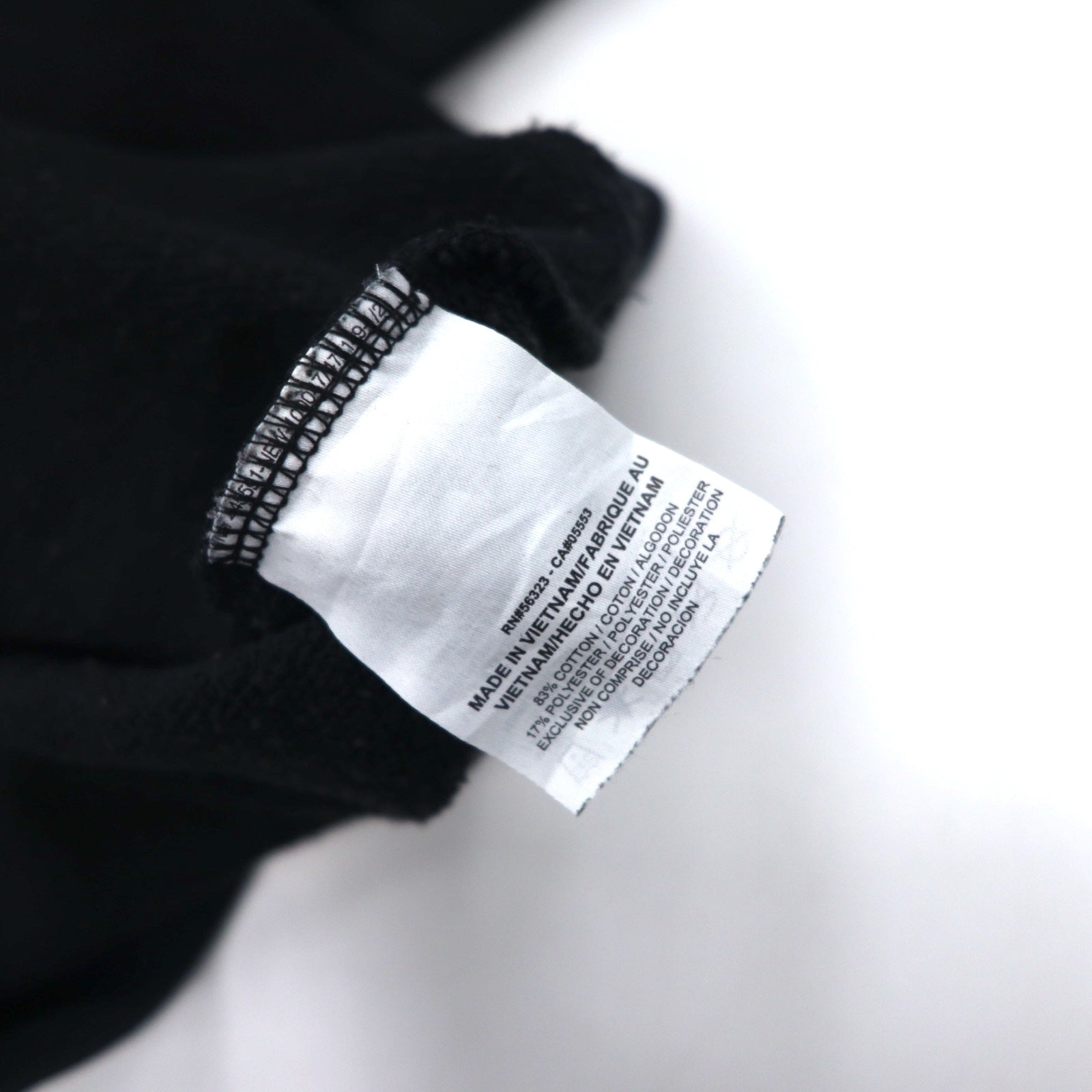 NIKE Felpa girocollo XS Nera Cotone Rally Crew Sweatshirt AJ7360-010
