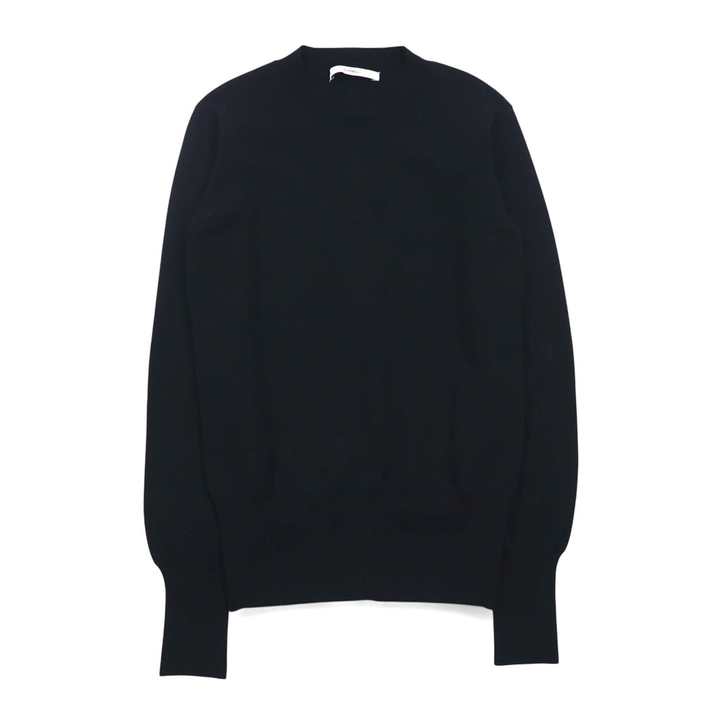 JOHNBULL Maglione lavorato a maglia con collo alto e bottoni posteriori, taglia unica, nero, ZC502 194-0077