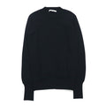 JOHNBULL Maglione lavorato a maglia con collo alto e bottoni posteriori, taglia unica, nero, ZC502 194-0077