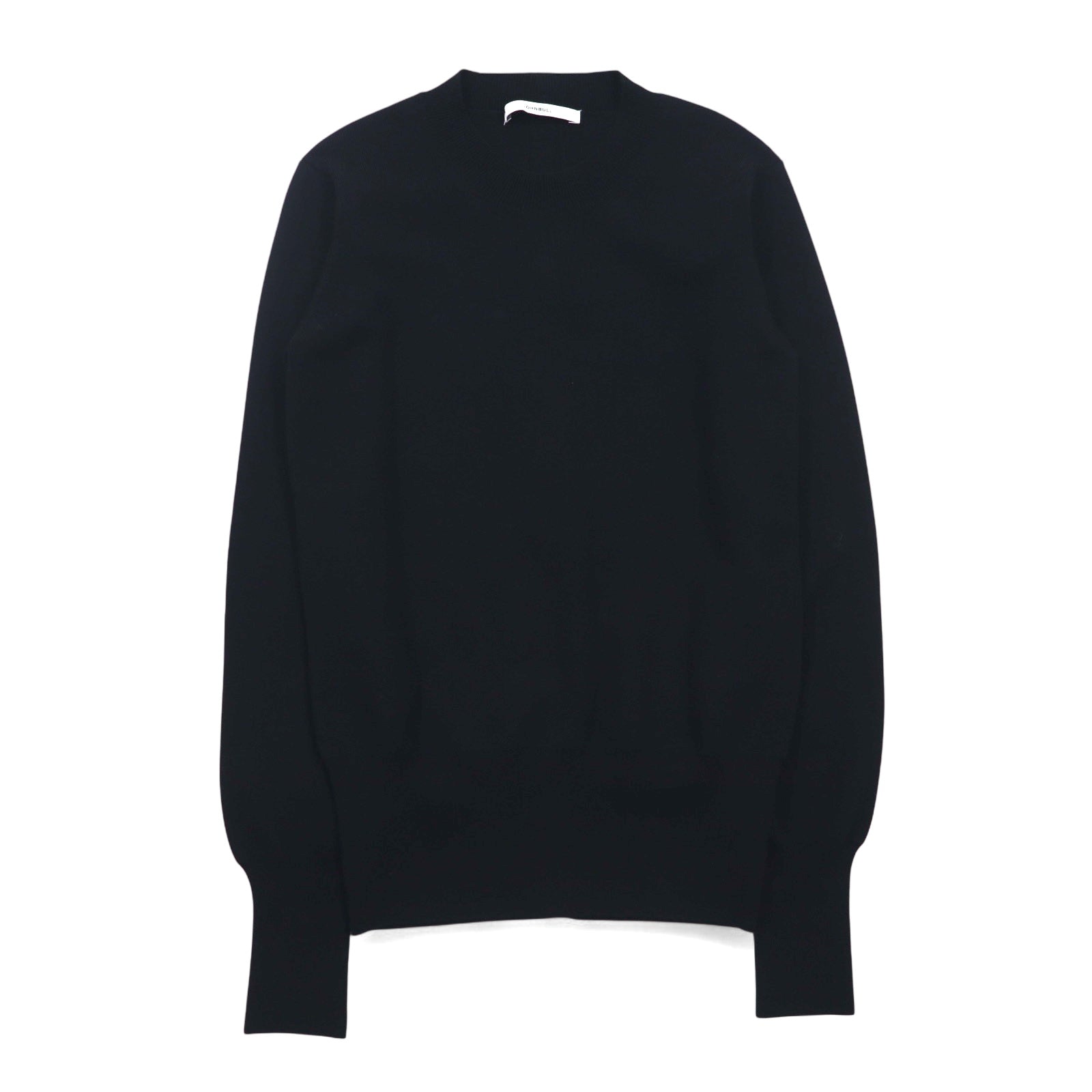 JOHNBULL Maglione lavorato a maglia con collo alto e bottoni posteriori, taglia unica, nero, ZC502 194-0077