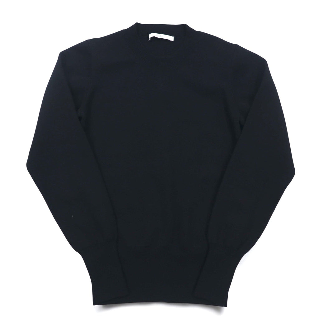 JOHNBULL Maglione lavorato a maglia con collo alto e bottoni posteriori, taglia unica, nero, ZC502 194-0077