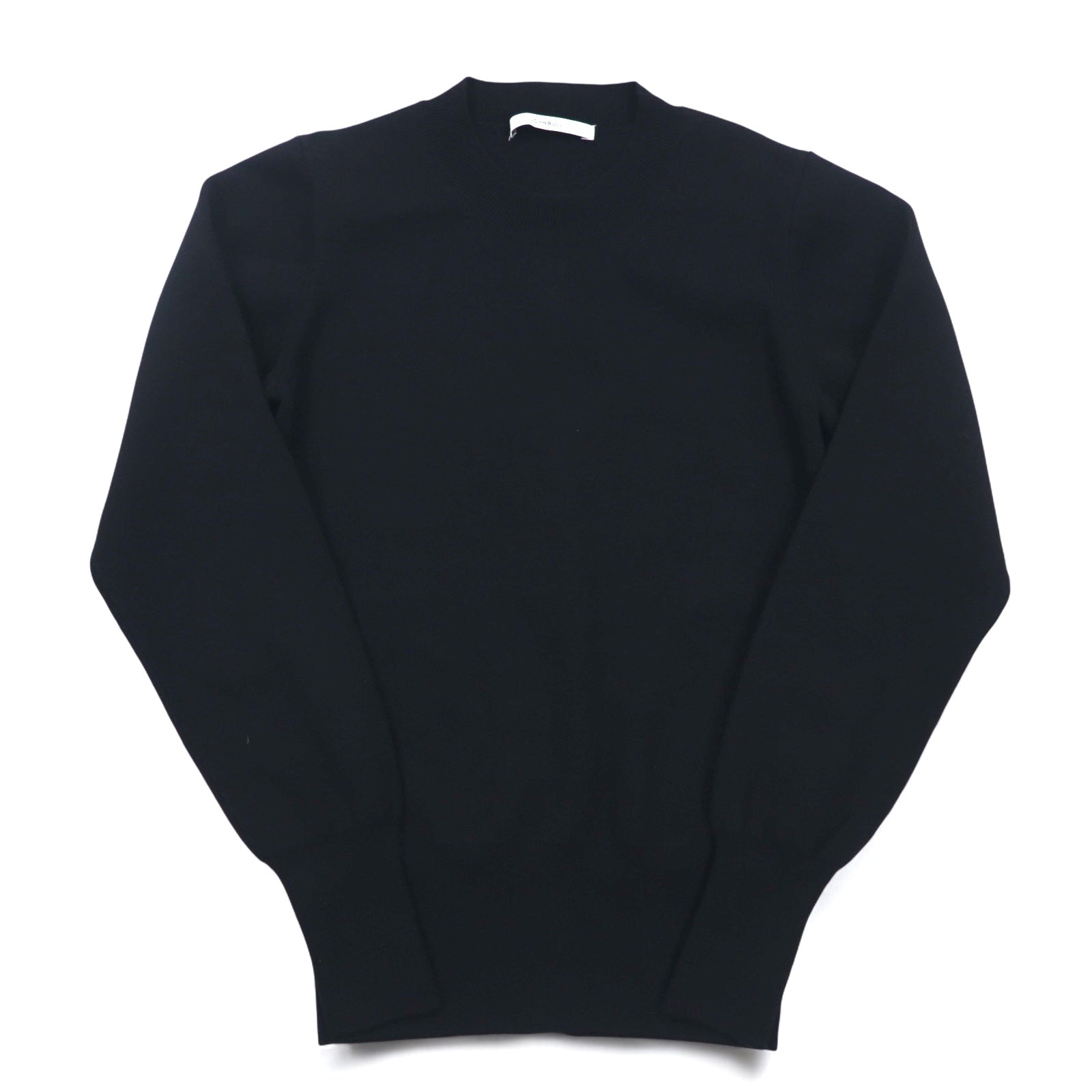 JOHNBULL Maglione lavorato a maglia con collo alto e bottoni posteriori, taglia unica, nero, ZC502 194-0077