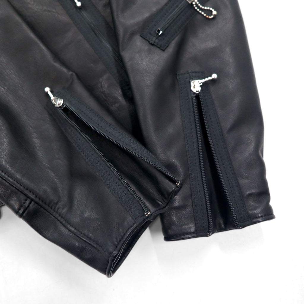 THE モンゴリアンチョップス CANDY RIDER LEATHER キャンディーライダー レザー ライダース ジャケット M ブラック カウハイド