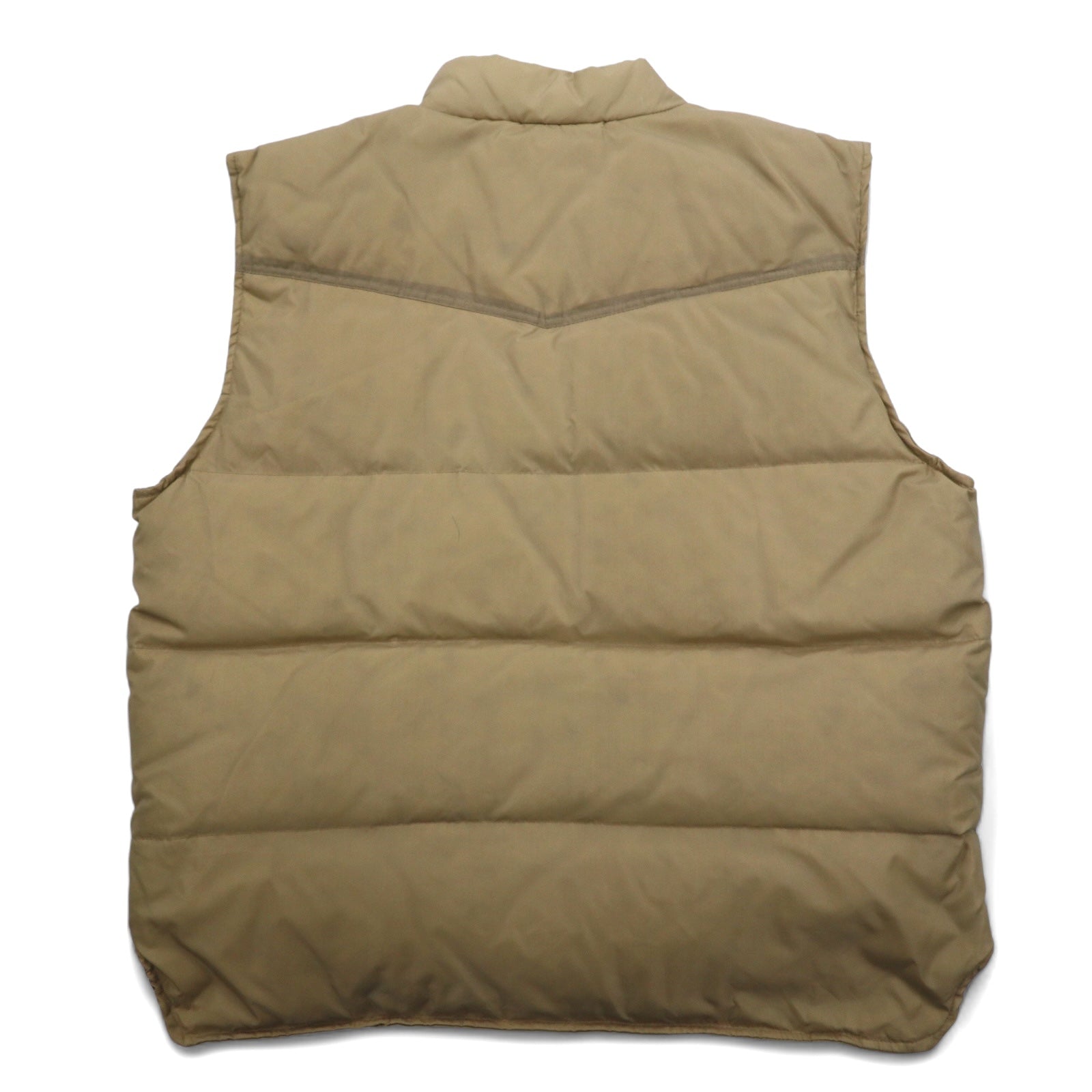 Anni '90 REDHEAD Gilet imbottito stile western L Beige Nylon