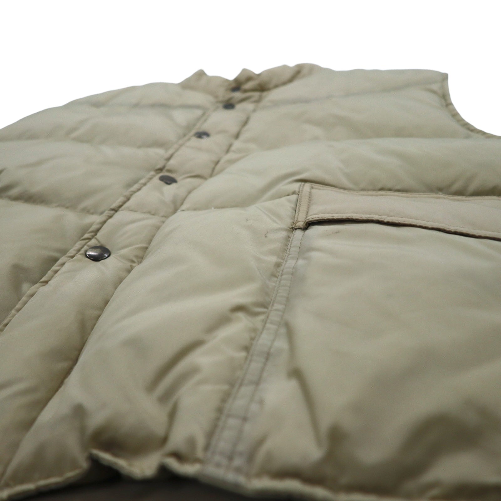 Anni '90 REDHEAD Gilet imbottito stile western L Beige Nylon