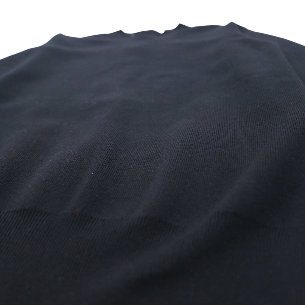 JOHNBULL Maglione lavorato a maglia con collo alto e bottoni posteriori, taglia unica, nero, ZC502 194-0077