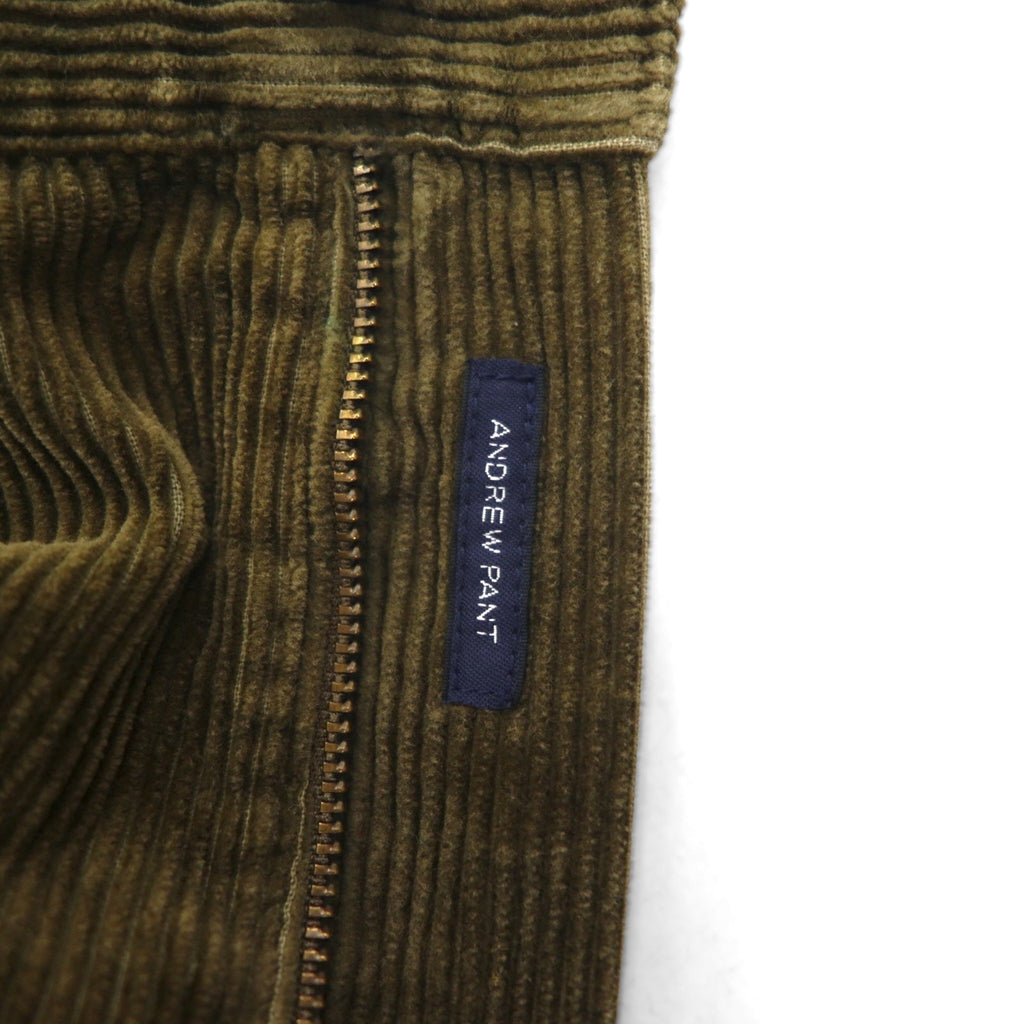 Polo Ralph Lauren 90年代 2タック ワイド コーデュロイパンツ スラックス XL カーキ POLO CORDS
