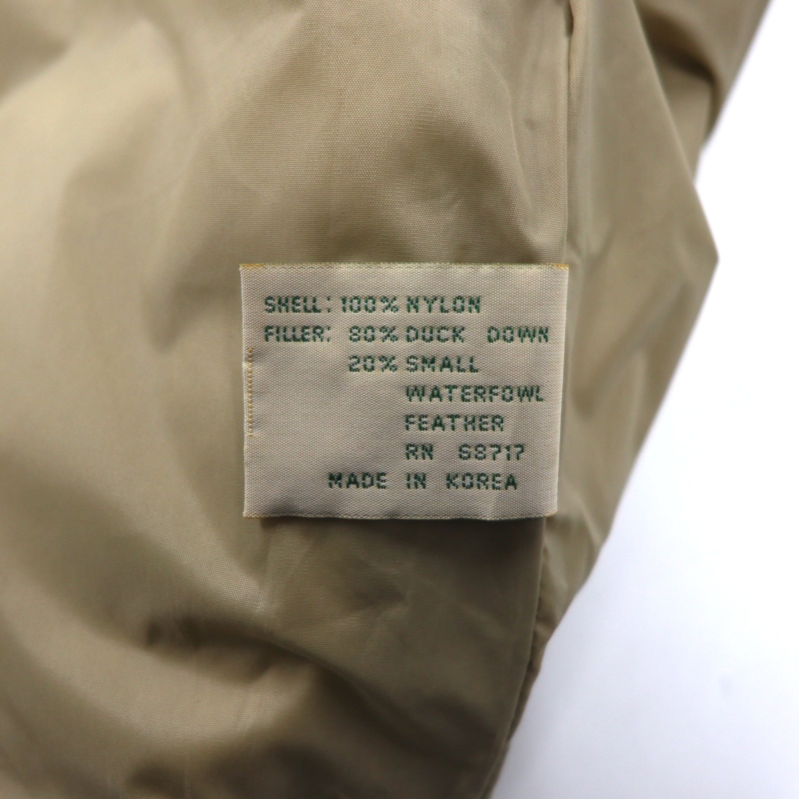 Anni '90 REDHEAD Gilet imbottito stile western L Beige Nylon