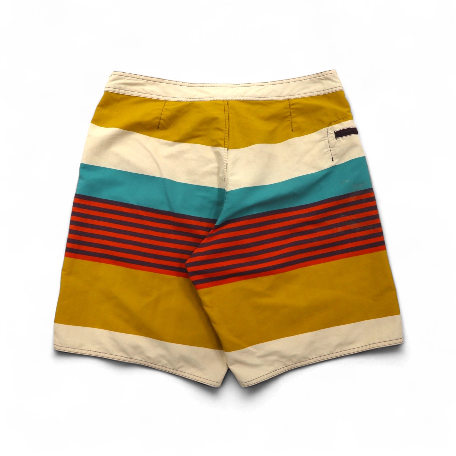 patagonia Wavefarer Board Shorts pantaloncini L multicolore a righe nylon 86557
