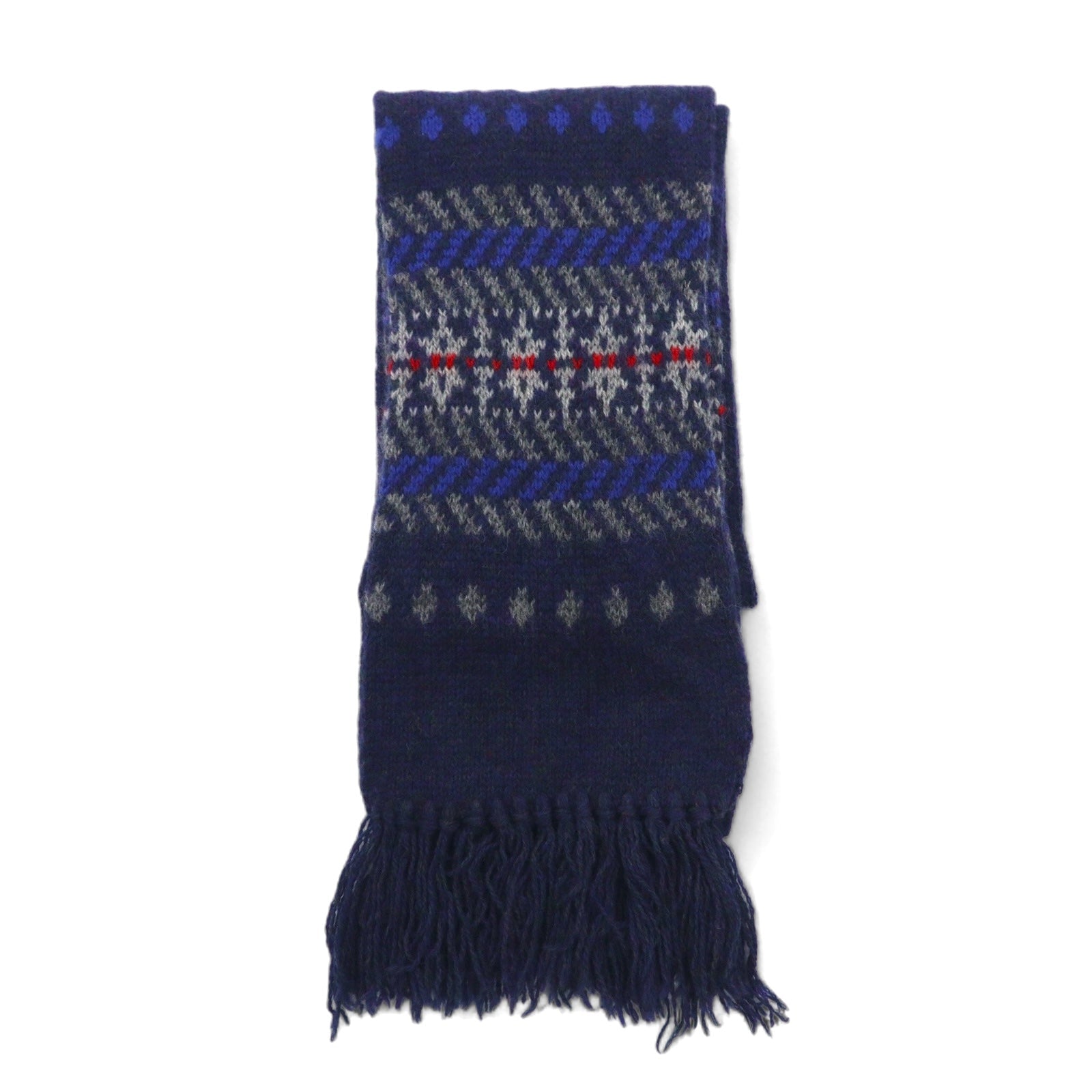 PENDLETON Sciarpa in lana vergine nordica, prodotta negli Stati Uniti, blu navy PURE VIRGIN WOOL SHETLAND
