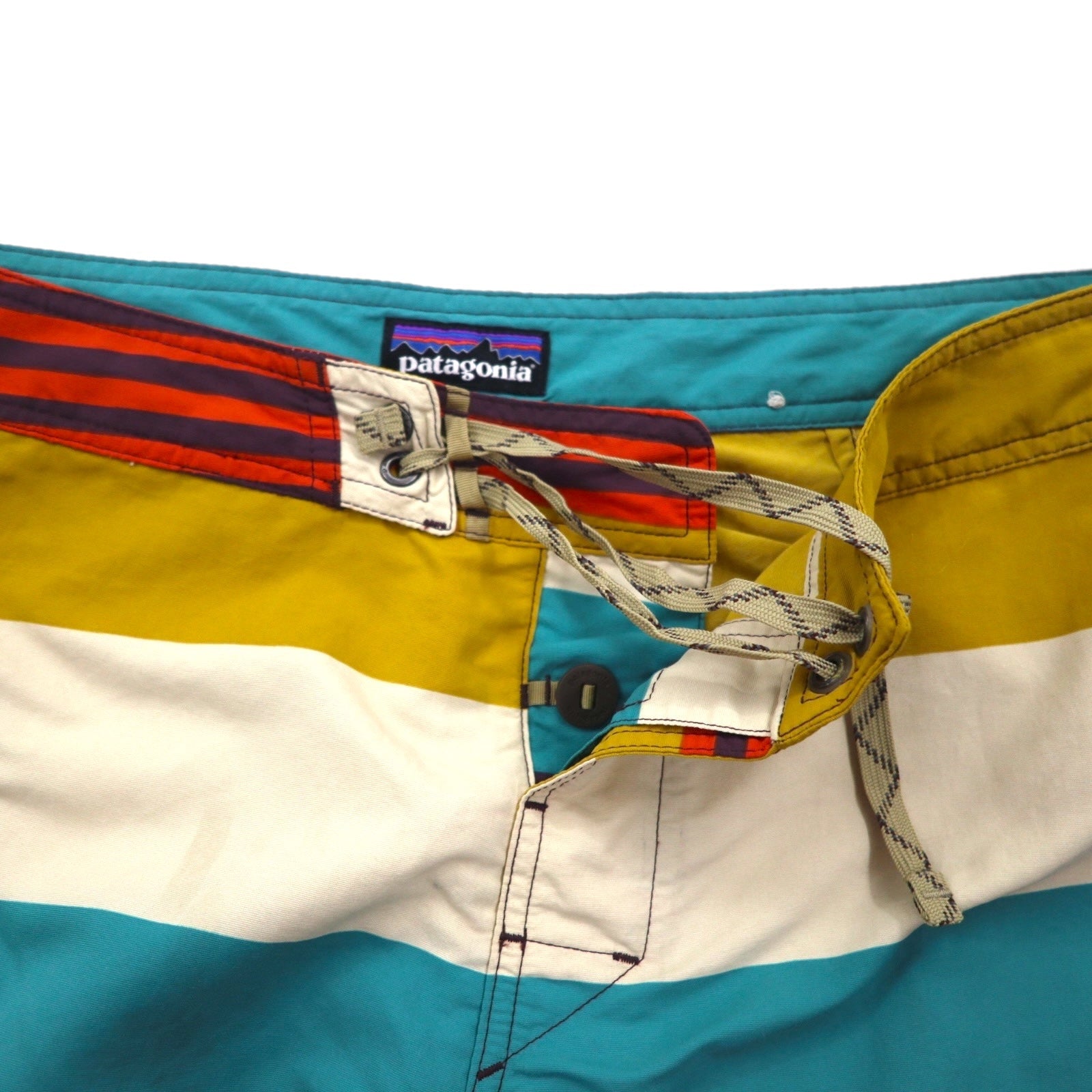 patagonia Wavefarer Board Shorts pantaloncini L multicolore a righe nylon 86557