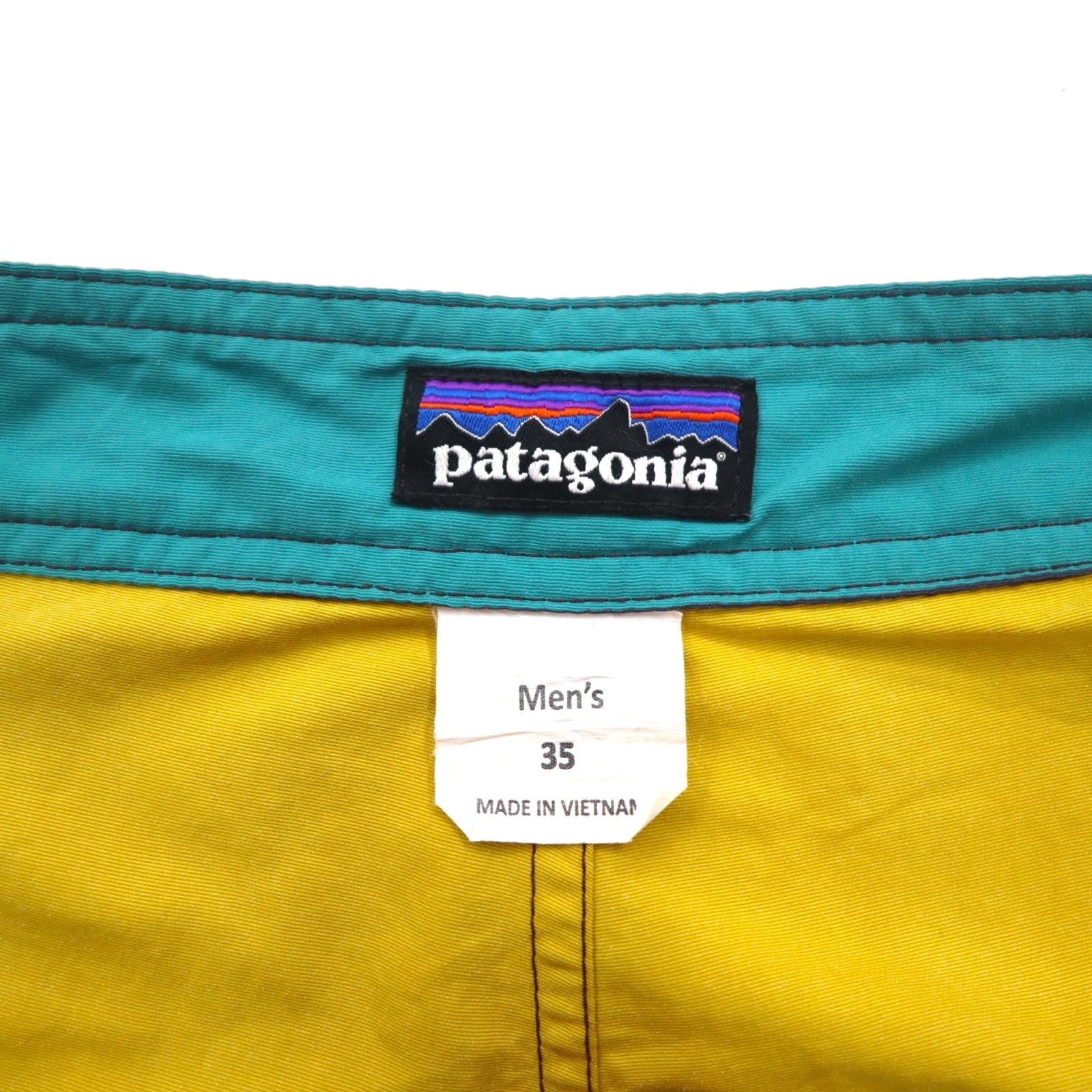 patagonia Wavefarer Board Shorts pantaloncini L multicolore a righe nylon 86557