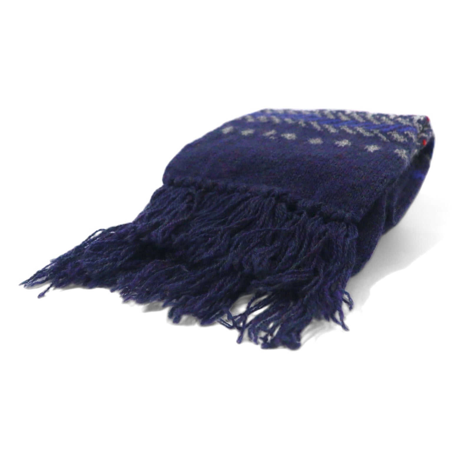 PENDLETON Sciarpa in lana vergine nordica, prodotta negli Stati Uniti, blu navy PURE VIRGIN WOOL SHETLAND