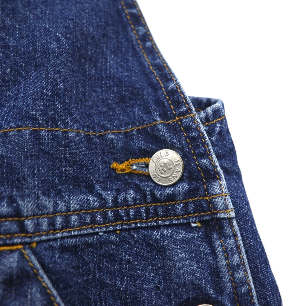 POLO JEANS ( RALPH LAUREN ) 90年代 デニム オーバーオール L インディゴ コットン