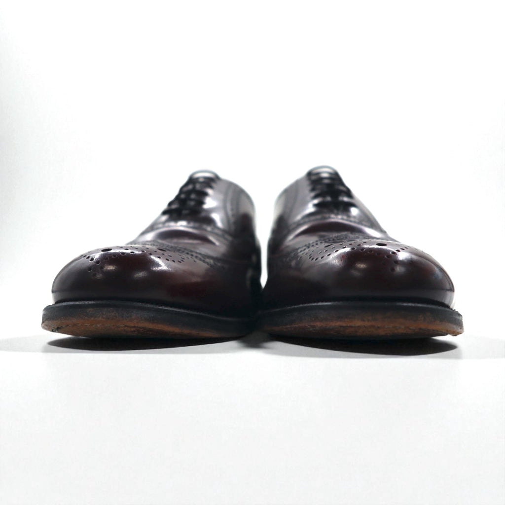 FLORSHEIM ウイングチップ フルブローグ ドレスシューズ 28cm ボルドー レザー メダリオン 562576 434
