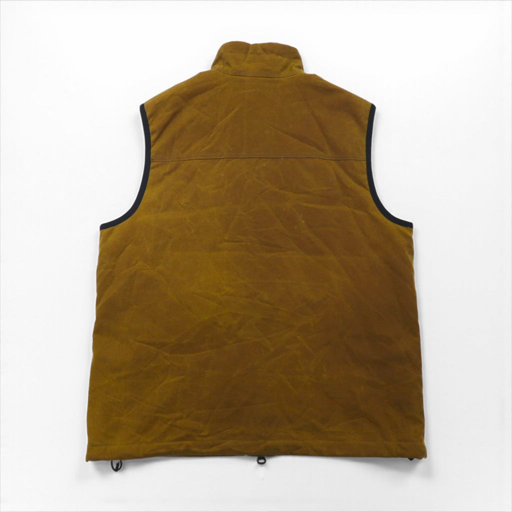 FILSON ティンクロス プリマロフト PRIMALOFT インサレーション 中綿 ベスト L オイルド ダブルジップ ドローコード TIN CLOTH VEST 20248735