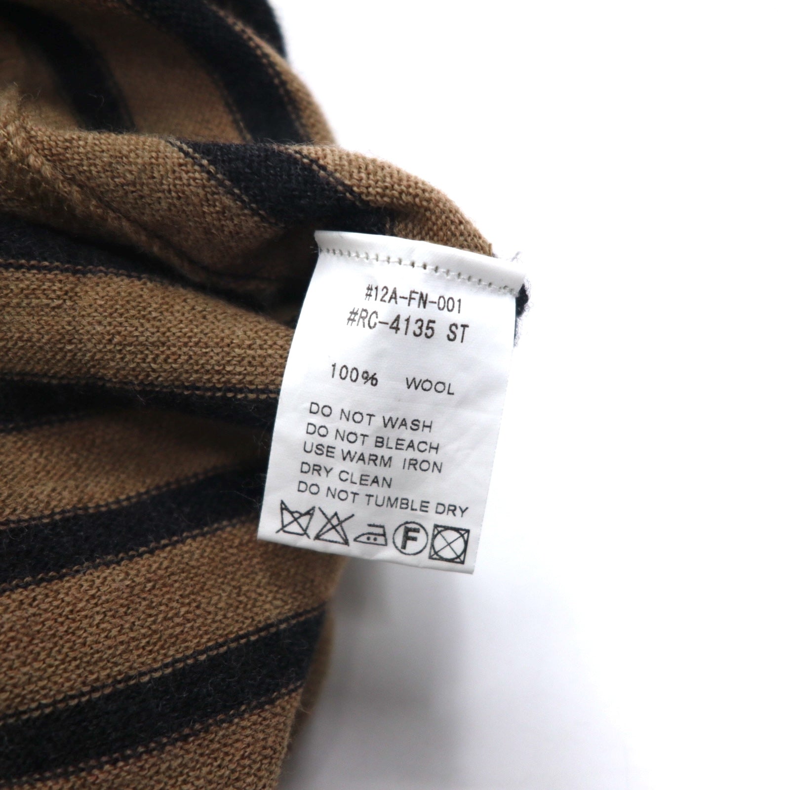ORCIVAL Vestito in maglia FREE Marrone A righe Lana 12A-FN-001