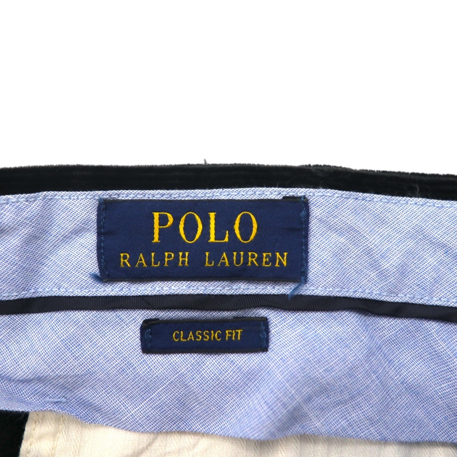 Polo Ralph Lauren コーデュロイ チノパンツ スラックス XL ブラック クラシックフィット