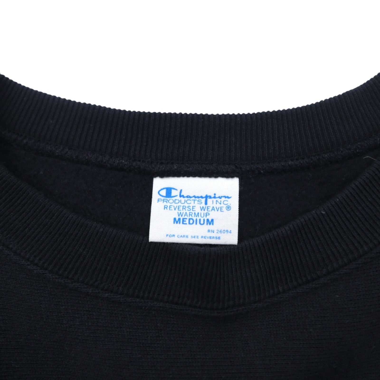 Champion Cropped Reverse Weave REVERSE WEAVE Felpa M Nera con logo script ricamato COMPACT VOLUME TOP CWSL009