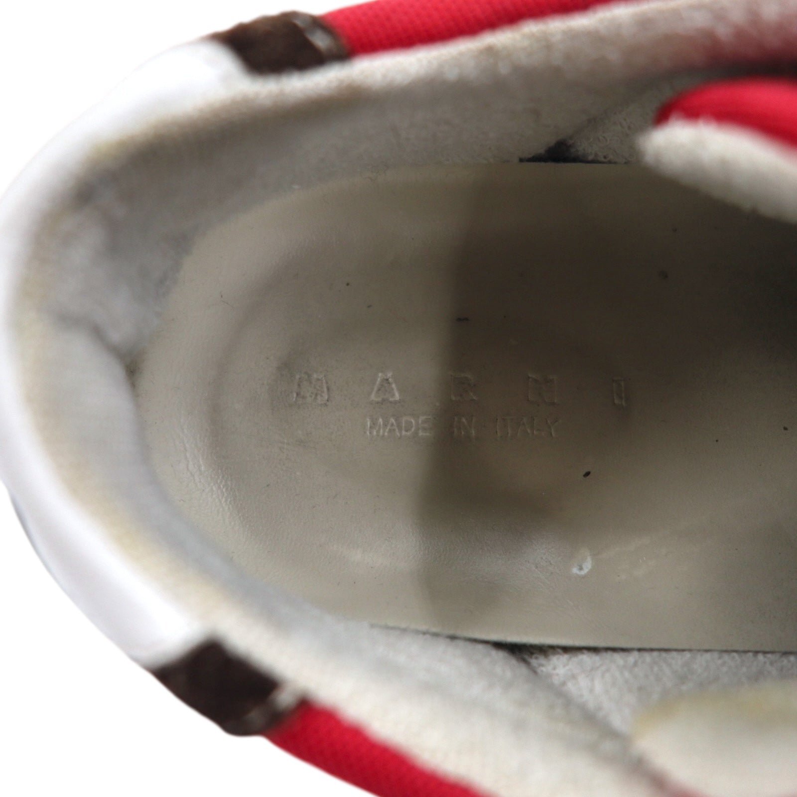 MARNI Sneakers BIG FOOT 27 cm Rosso Made in Italy