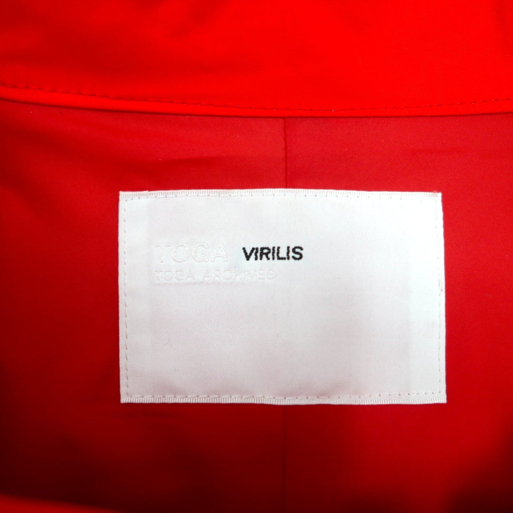 TOGA VIRILIS Giacca nylon gear docking M rosso mesh a strati TV91-FA324 Made in Japan