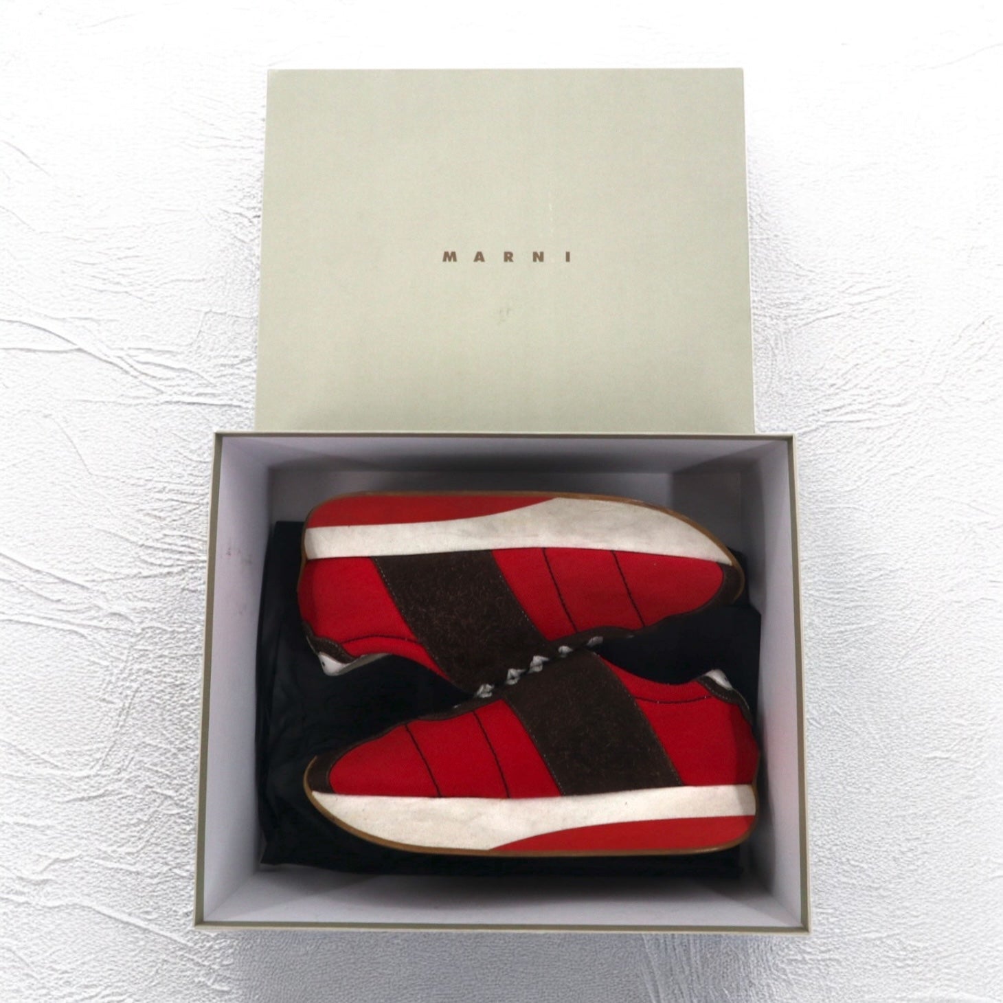 MARNI Sneakers BIG FOOT 27 cm Rosso Made in Italy