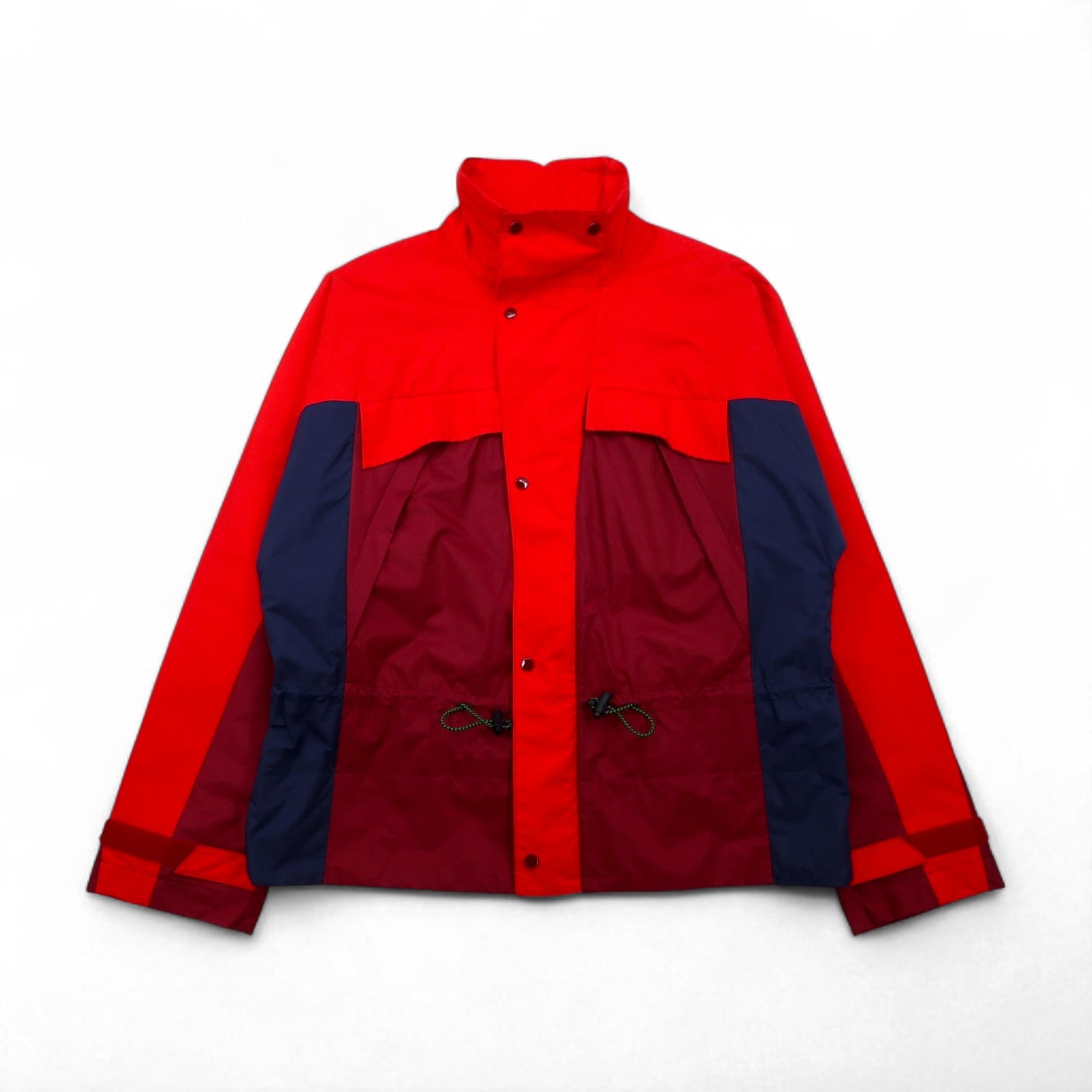 TOGA VIRILIS Giacca nylon gear docking M rosso mesh a strati TV91-FA324 Made in Japan
