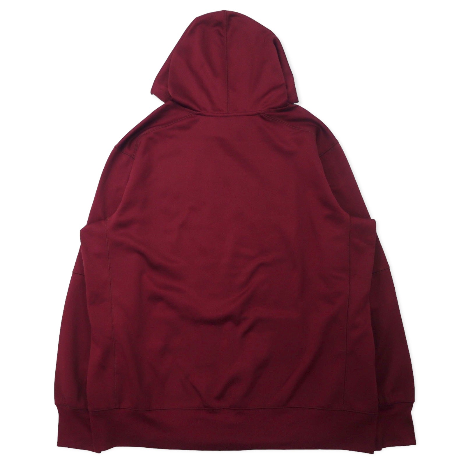 Felpa con cappuccio pullover NIKE Dri-FIT, taglia XL, bordeaux, poliestere, VT Football HOKIES