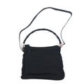 GUCCI Borsa a mano/spalla 2WAY in bambù, nylon nero, Made in Italy 000・0509 002058