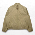 LONDON FOG Giacca Harrington in pelle di pesca XL beige idrorepellente