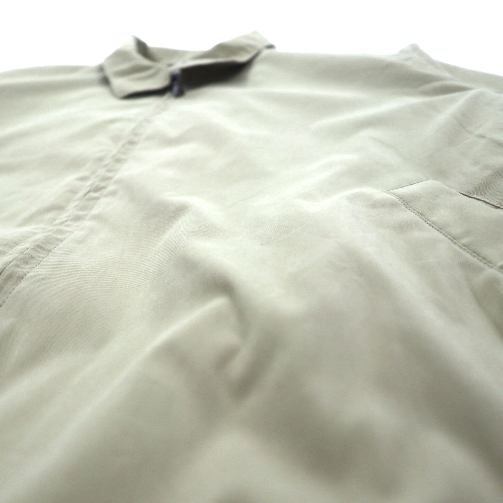 LONDON FOG Giacca Harrington in pelle di pesca XL beige idrorepellente