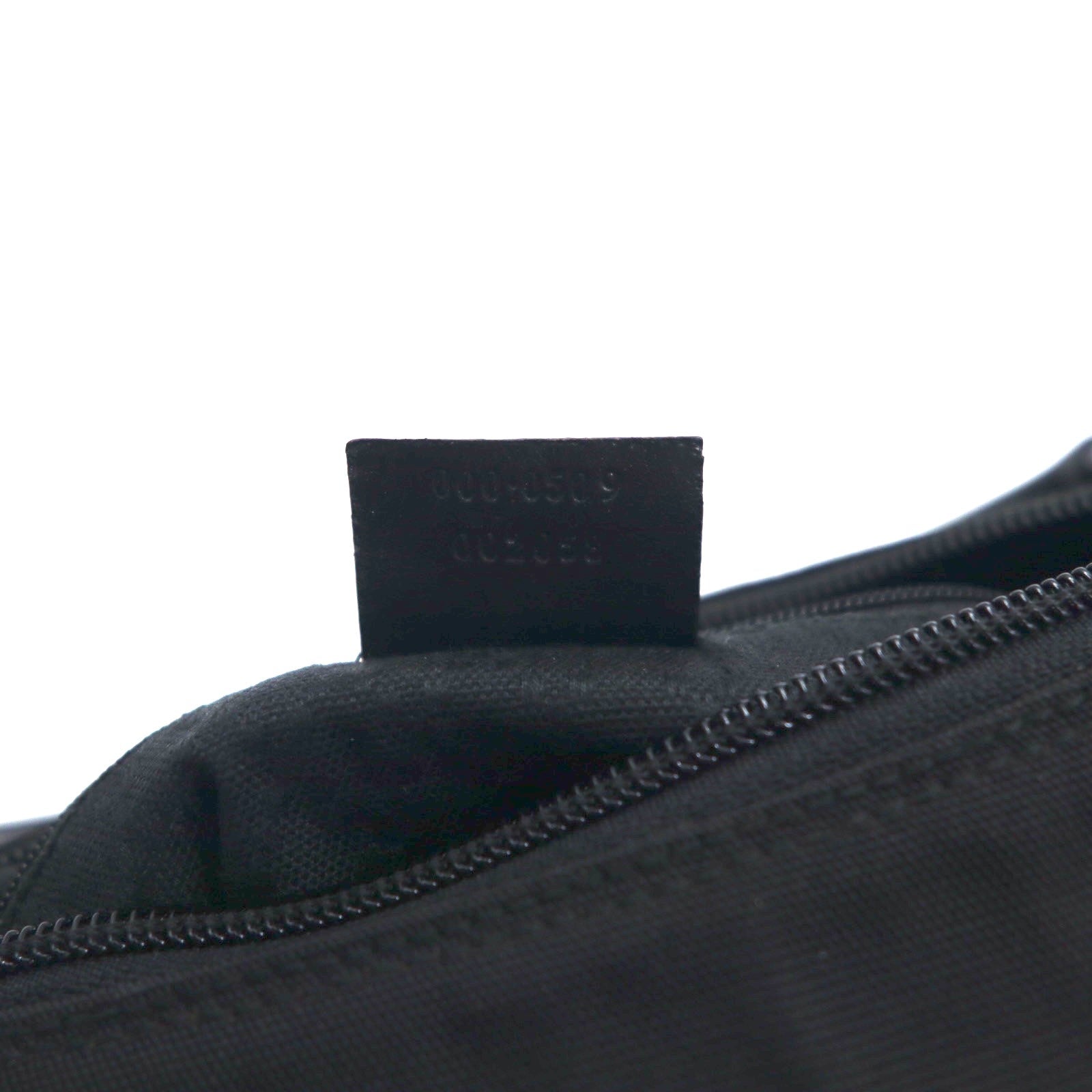 GUCCI Borsa a mano/spalla 2WAY in bambù, nylon nero, Made in Italy 000・0509 002058