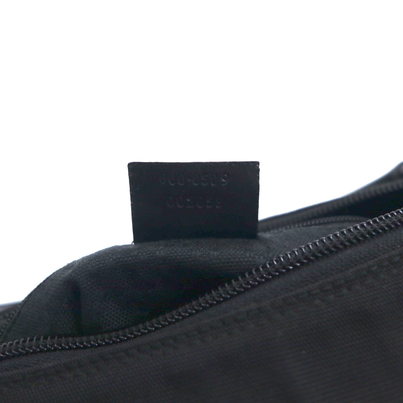 GUCCI Borsa a mano/spalla 2WAY in bambù, nylon nero, Made in Italy 000・0509 002058