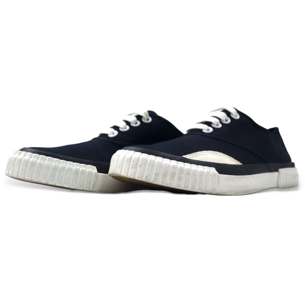 Julien David Sneakers Basse 26cm Blu Scuro Cotone Made in Japan