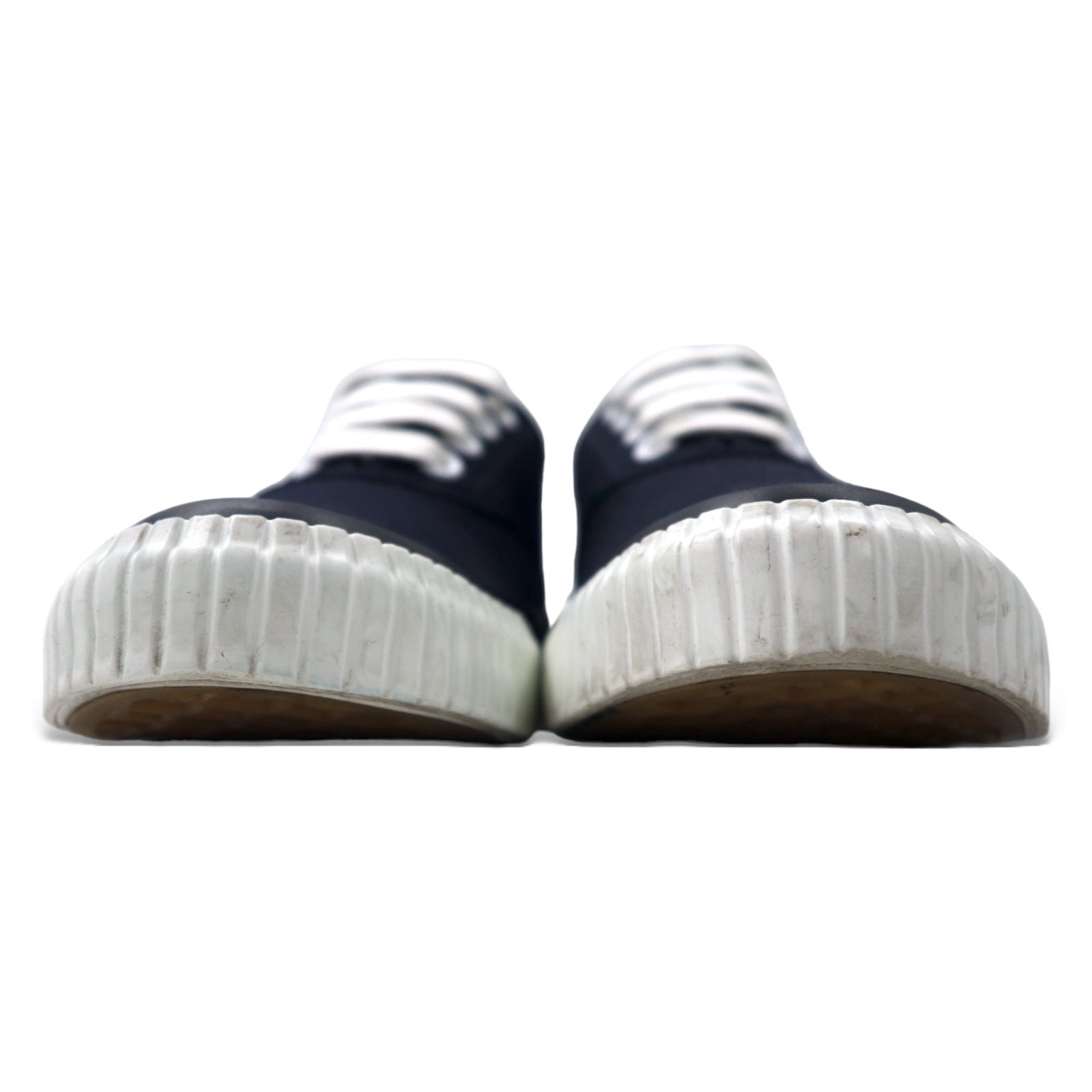 Julien David Sneakers Basse 26cm Blu Scuro Cotone Made in Japan
