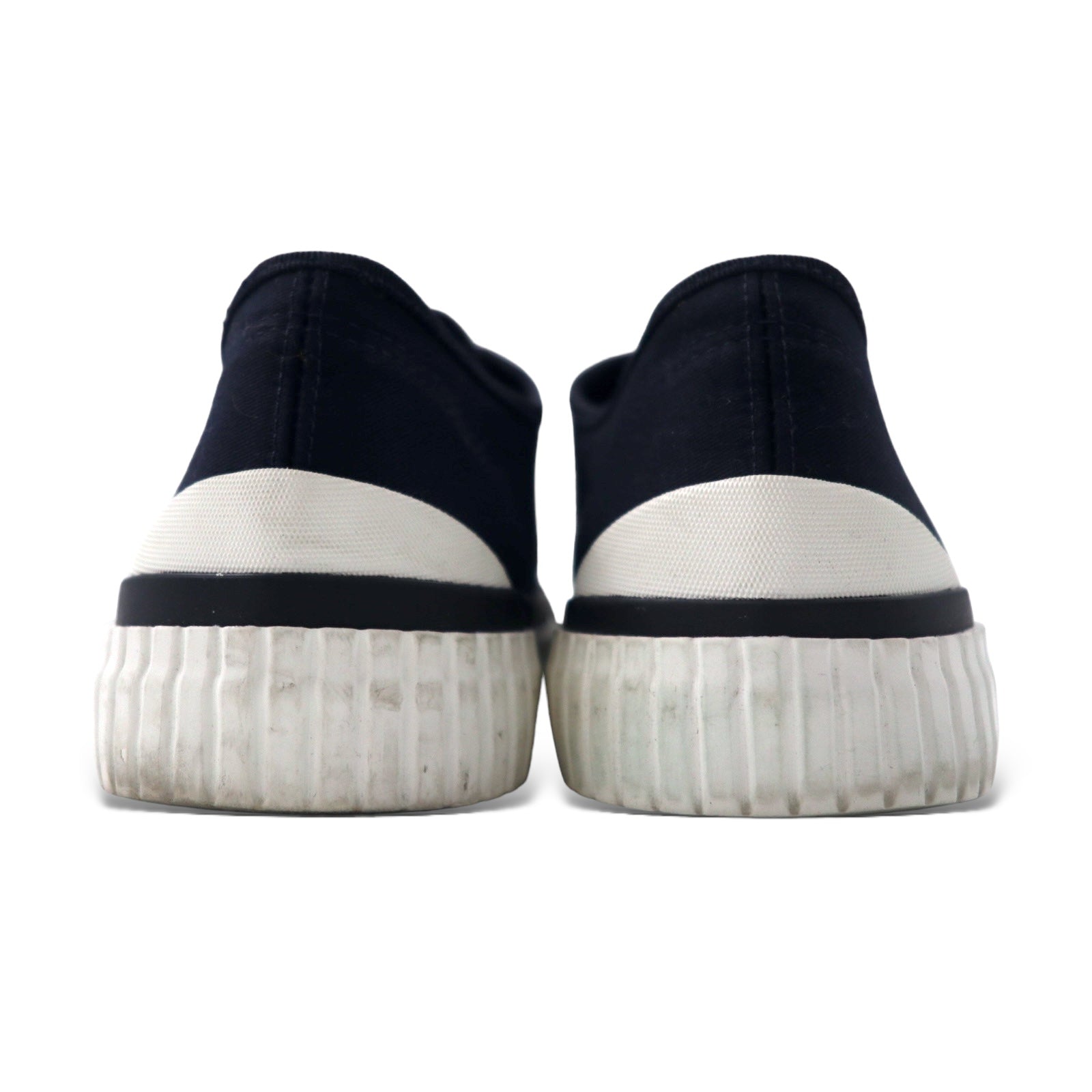 Julien David Sneakers Basse 26cm Blu Scuro Cotone Made in Japan