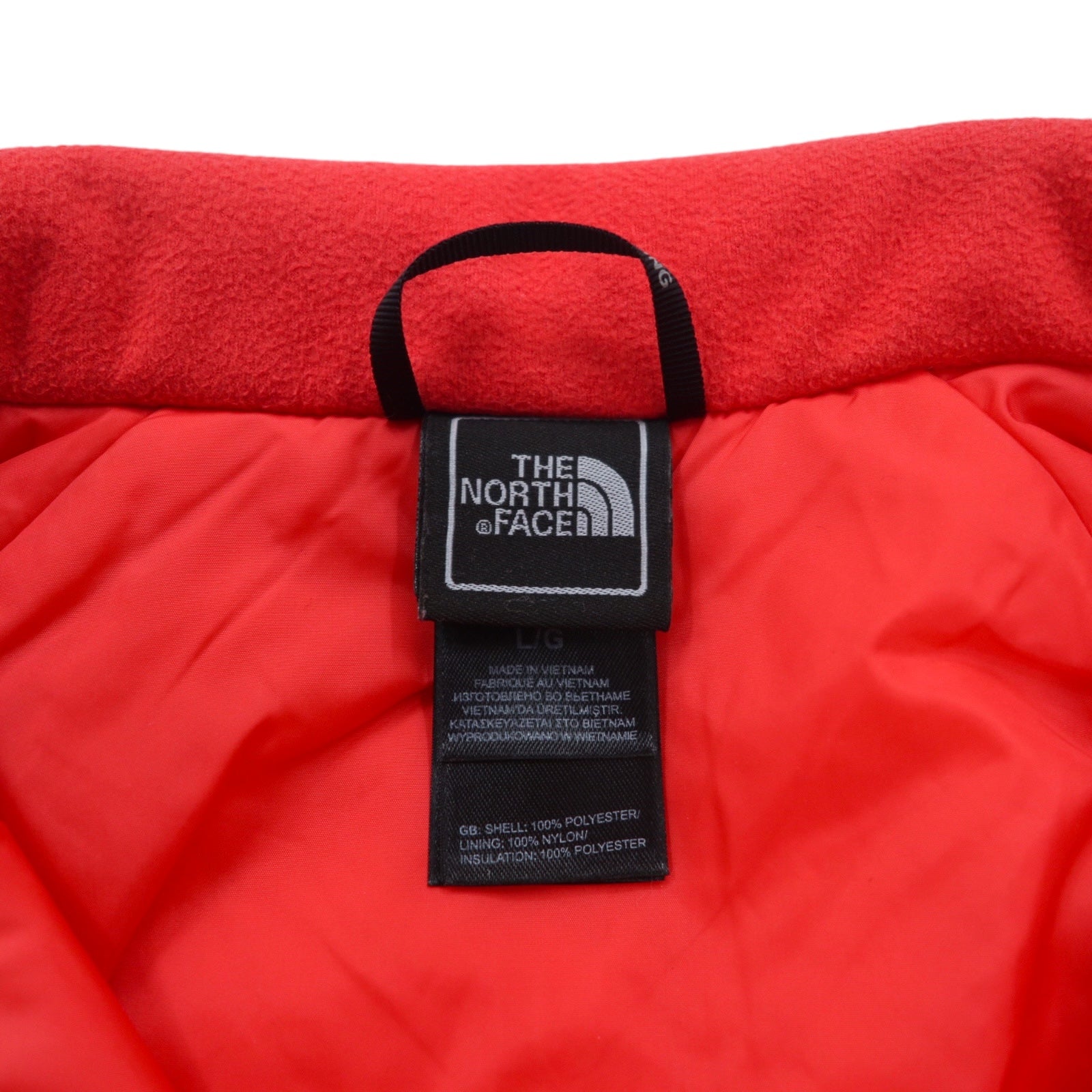 THE NORTH FACE Giacca imbottita L rosso nylon imbottitura Cinnabar Triclimate Jacket CA22