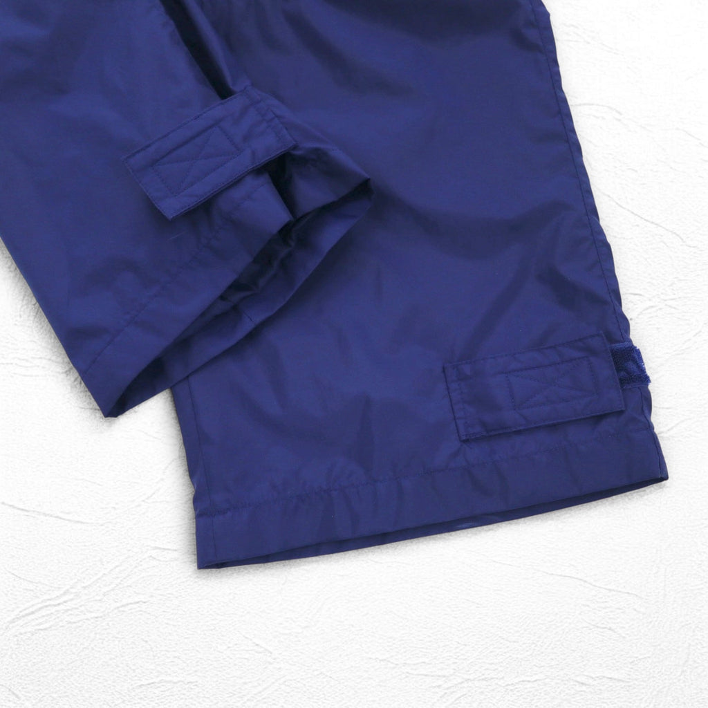 adidas Anni 2000 Pantaloni della tuta in tessuto a gamba larga Tuta sportiva 2XL Navy 3 strisce