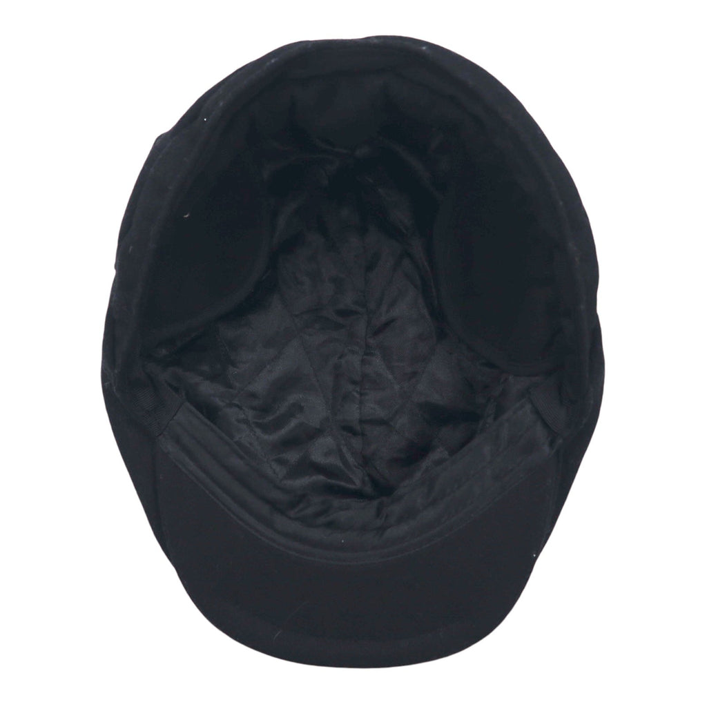 DOCKERS (Levi's) Berretto piatto con paraorecchie L/XL Nero Lana Paraorecchie