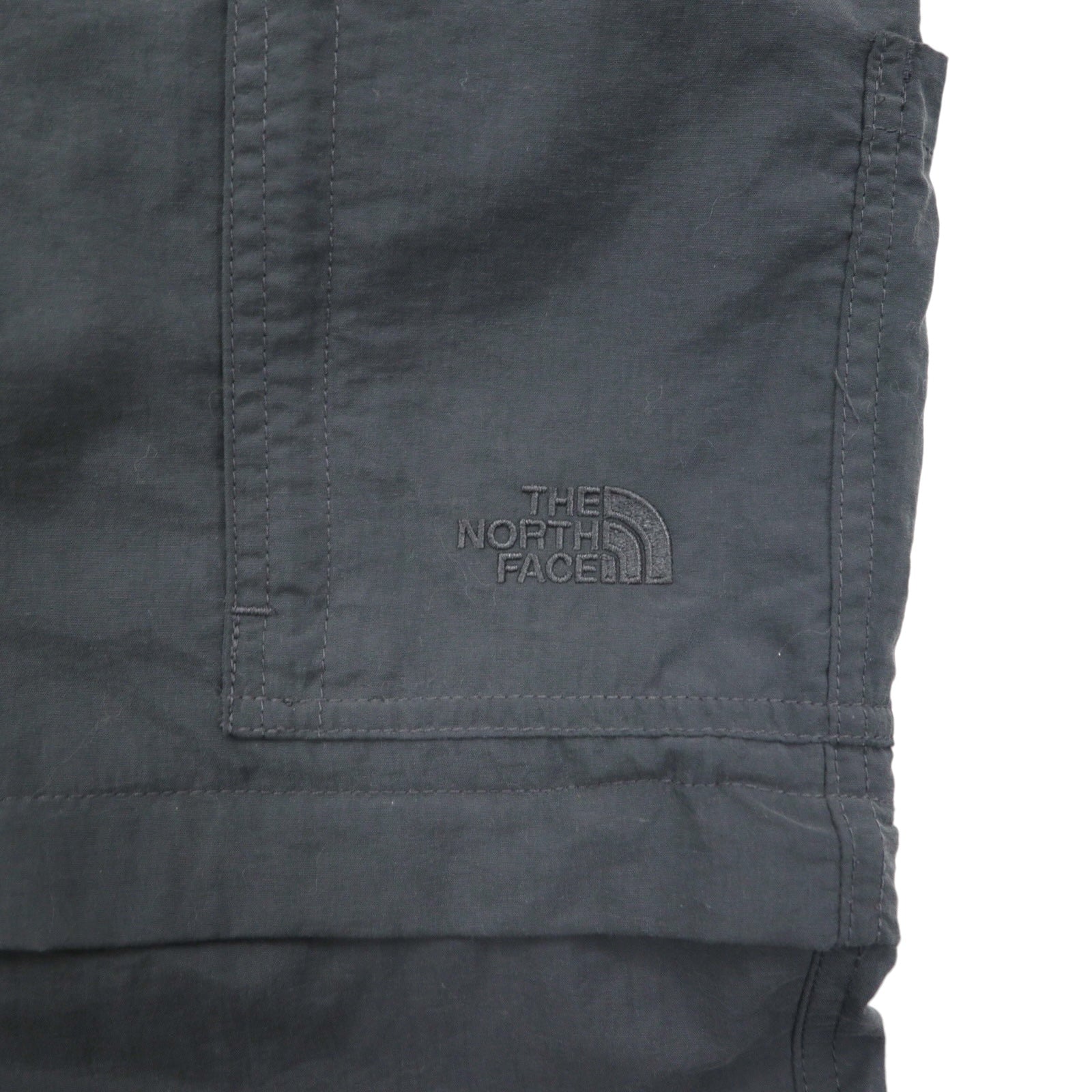 THE NORTH FACE コンバーチブル 2WAY アウトドア カーゴパンツ ショートパンツ M グレー ナイロン US規格