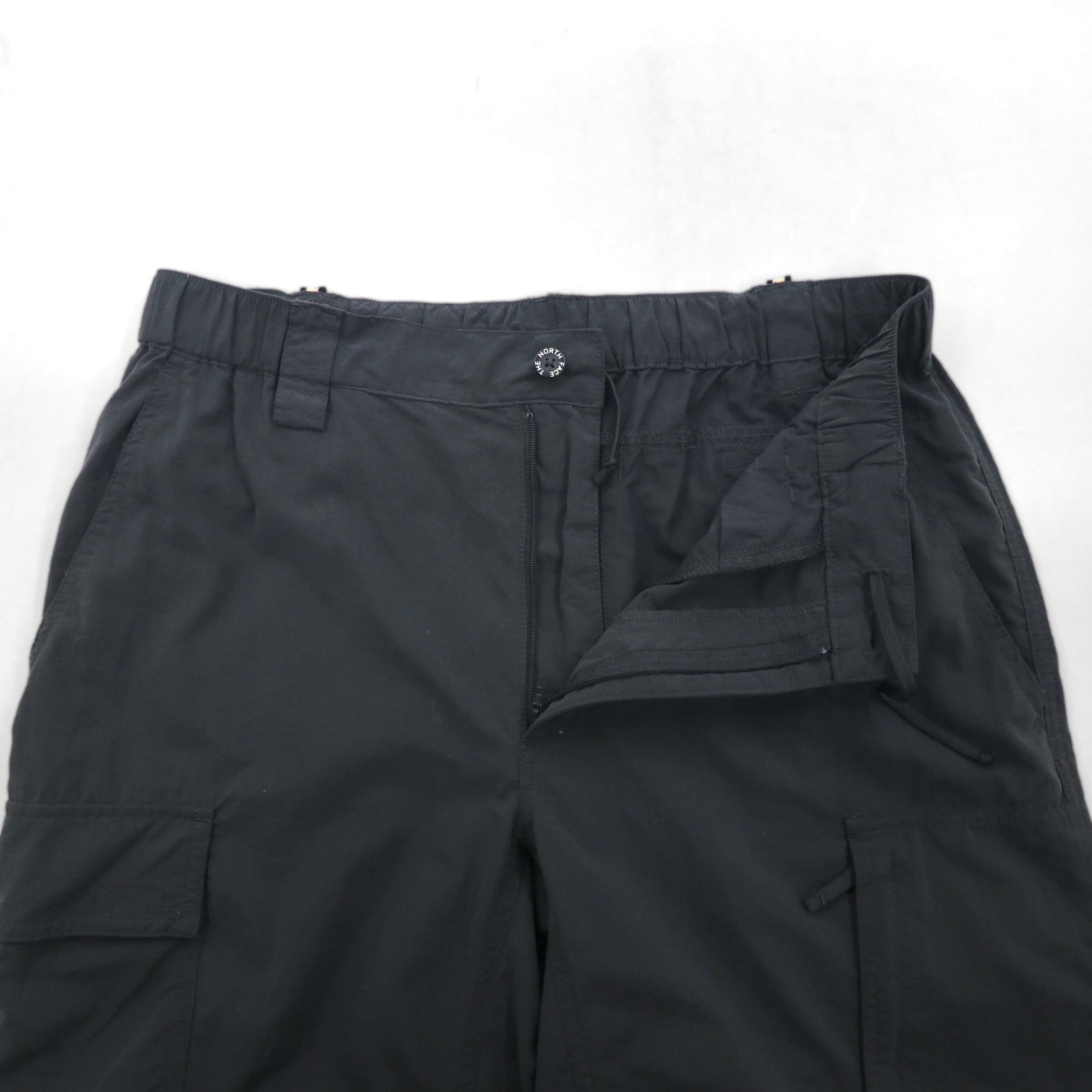 THE NORTH FACE コンバーチブル 2WAY アウトドア カーゴパンツ ショートパンツ M グレー ナイロン US規格