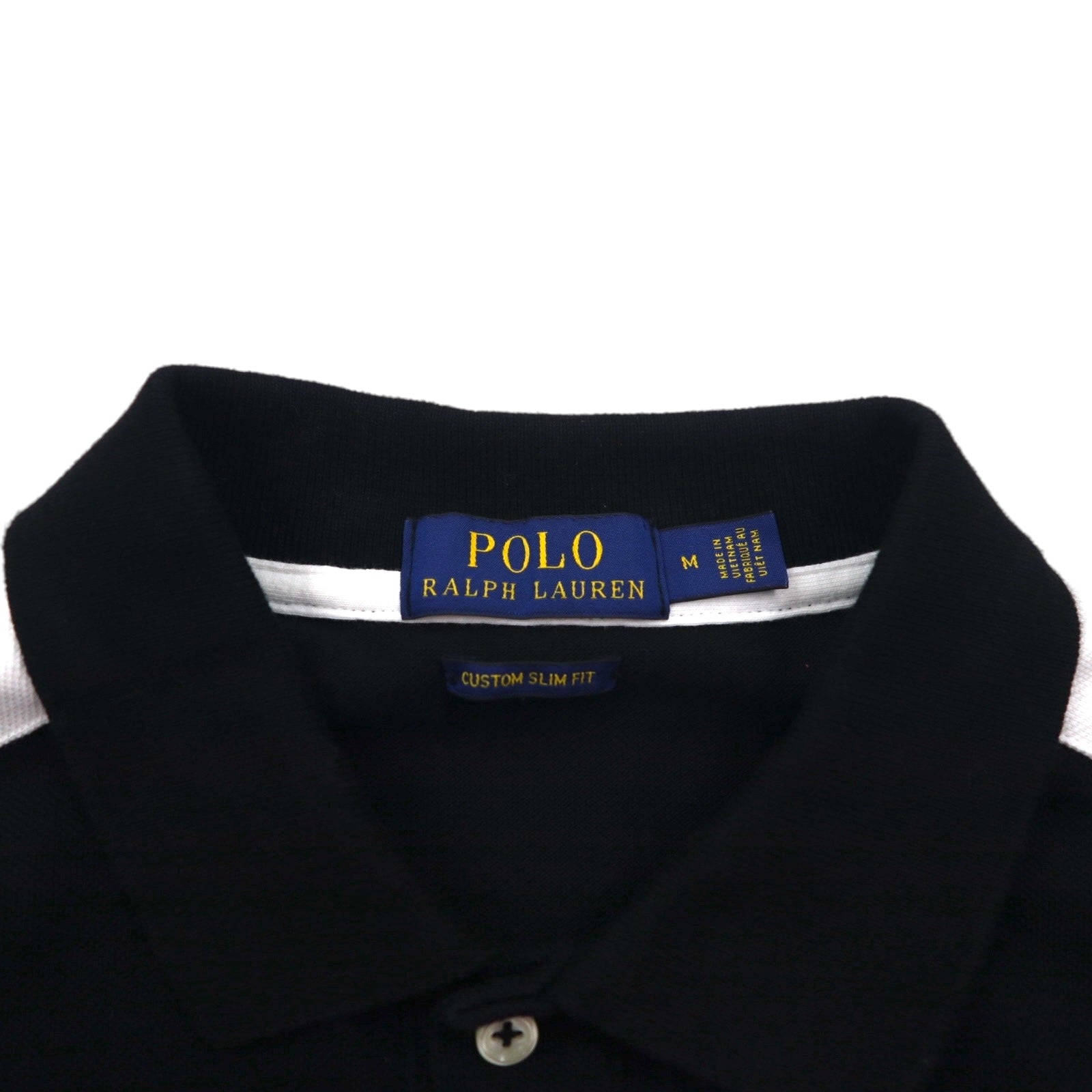POLO RALPH LAUREN Polo ricamata Big Pony M Nero Rosso Piquet Stemma Toppa